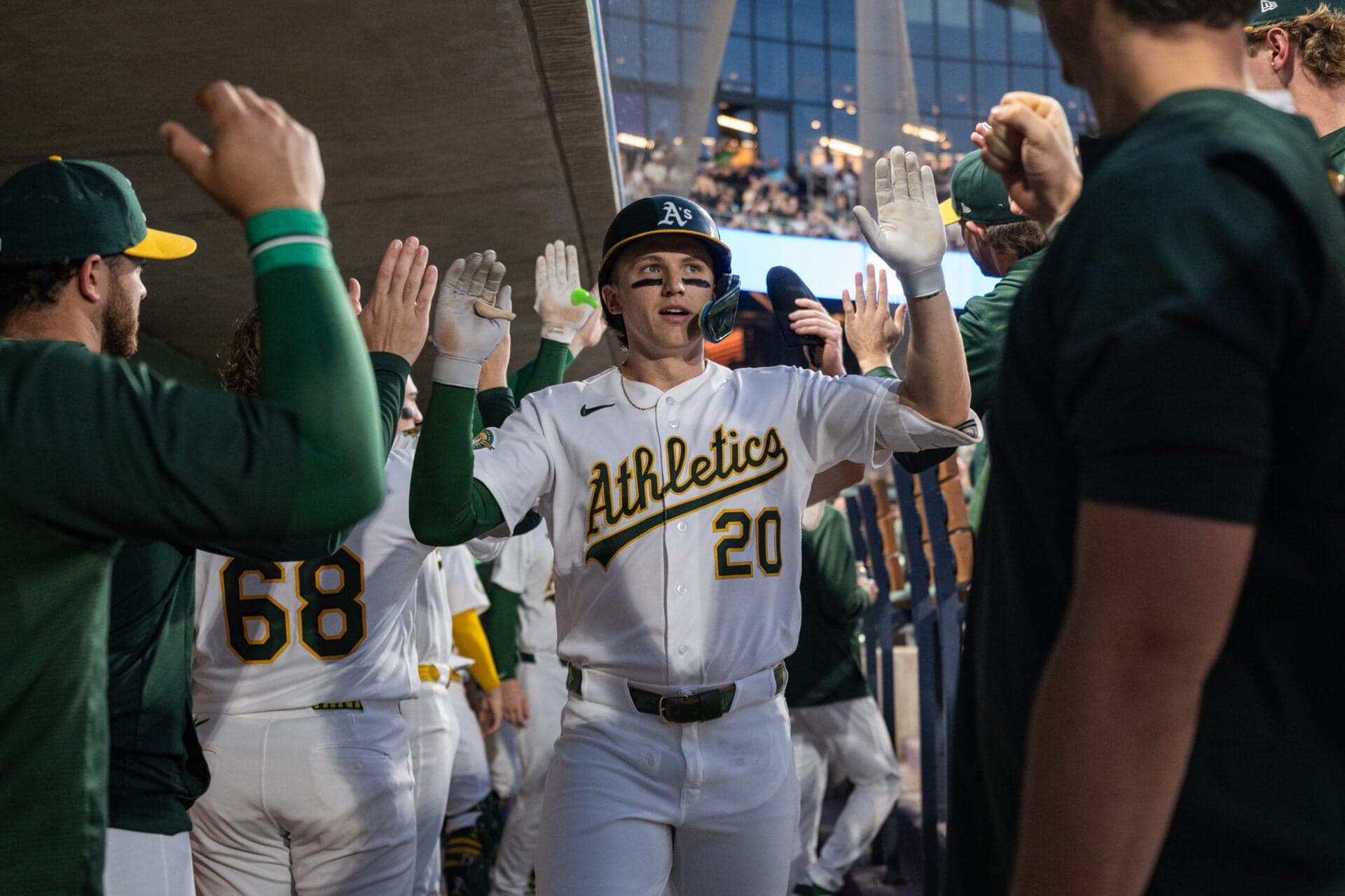 The numbers from Las Vegas series show how potent A's offense will be in new home