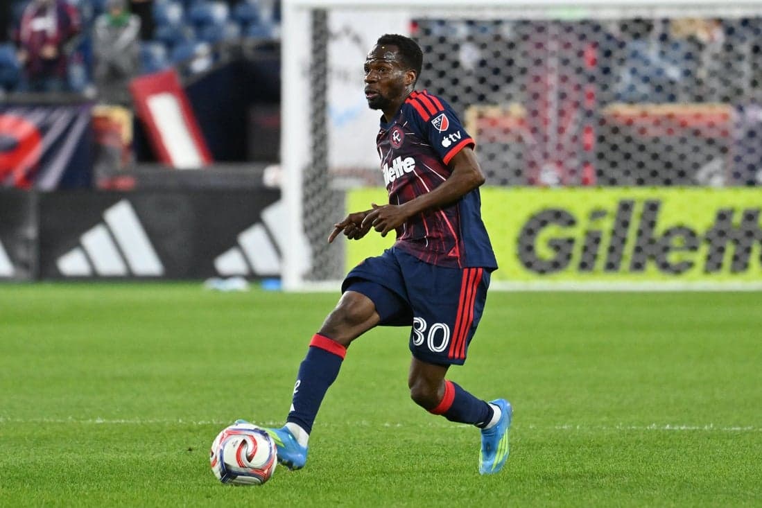 Revs lose F Jack Harrison, M Alhassan Yusuf for 6 weeks - Field Level Media - Professional sports content solutions | FLM