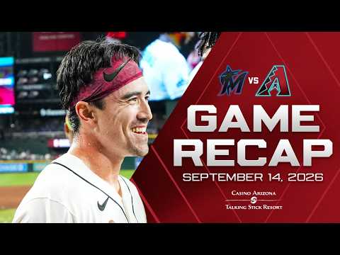 Marlins vs. D-backs Game Highlights (9/14/26) | MLB Highlights | Arizona Diamondbacks - BVM Sports
