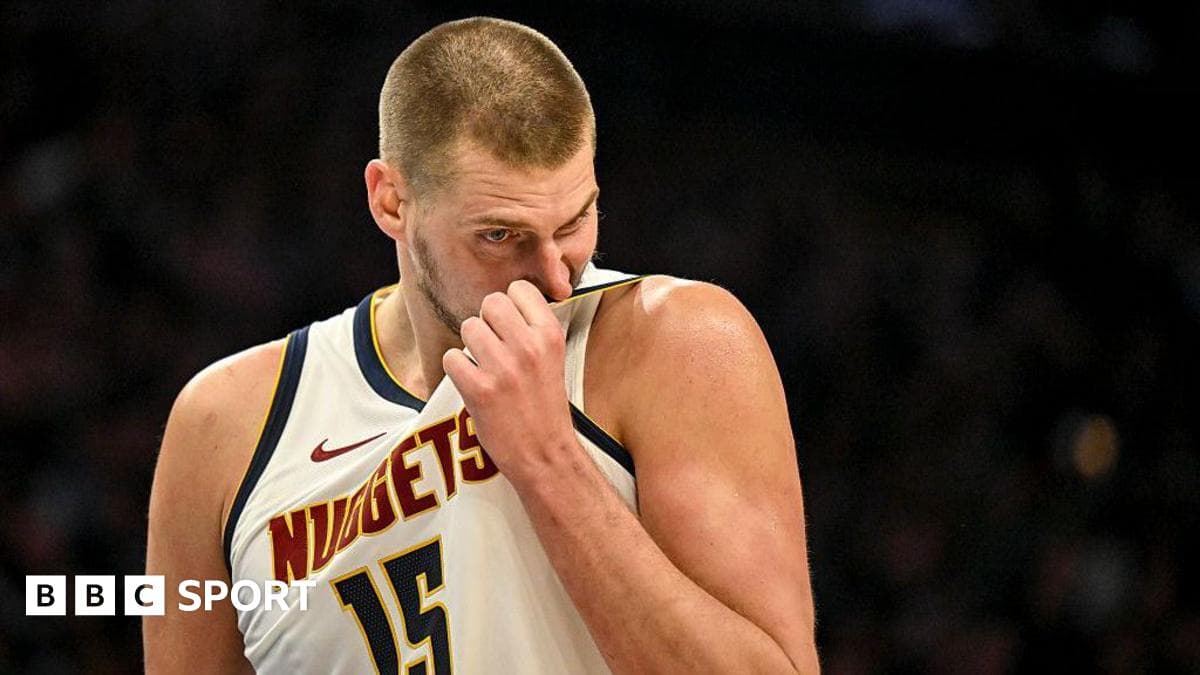 NBA results: Nikola Jokic's Denver Nuggets defeated by Minnesota Timberwolves - BBC Sport