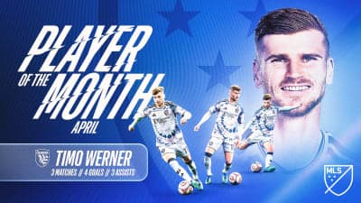 San Jose Earthquakes star Timo Werner named Player of the Month | MLSSoccer.com