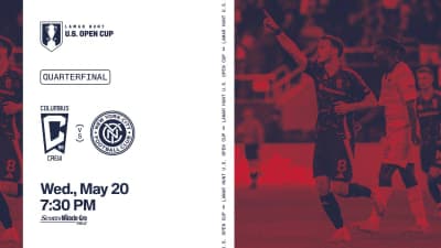 Columbus Crew host New York City FC on Wednesday, May 20 in 2026 Lamar Hunt U.S. Open Cup Quarterfinals | Columbus Crew