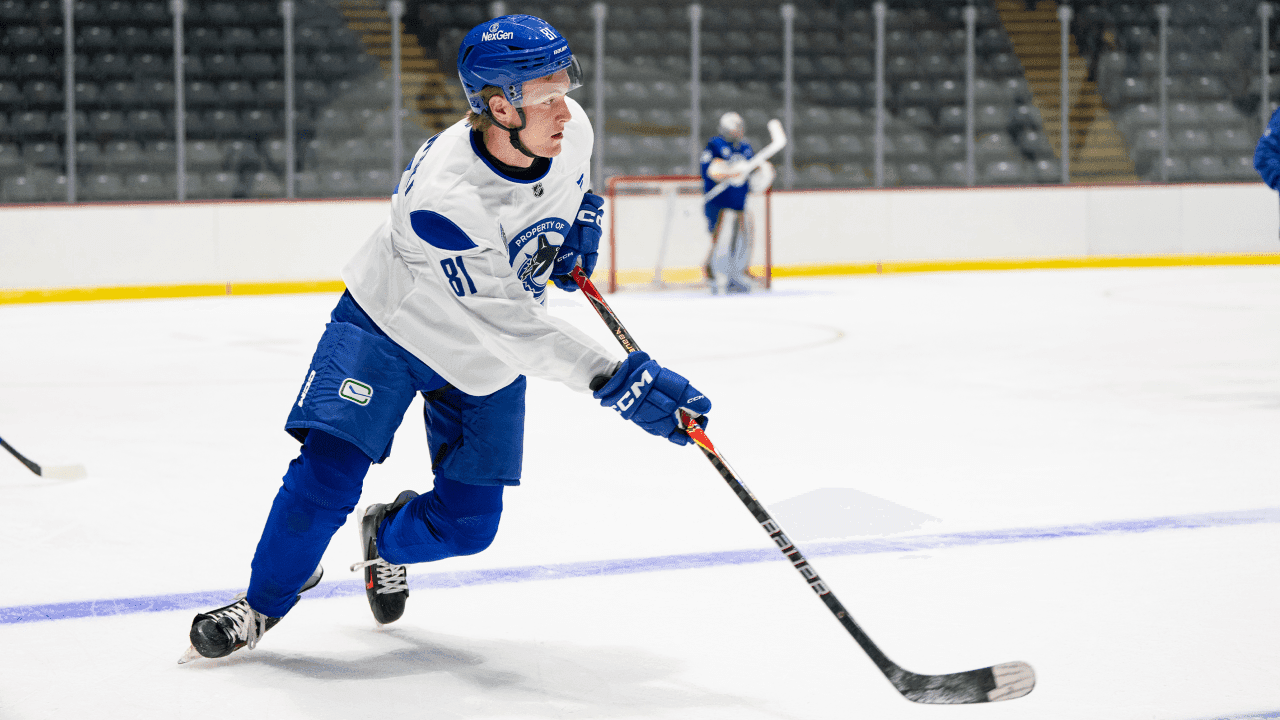 Building Blue: Brooks Rogowski Combines Towering Size and Slick Hands with An Eagerness to Grow His Game and Be a Top-Six Centre | Vancouver Canucks