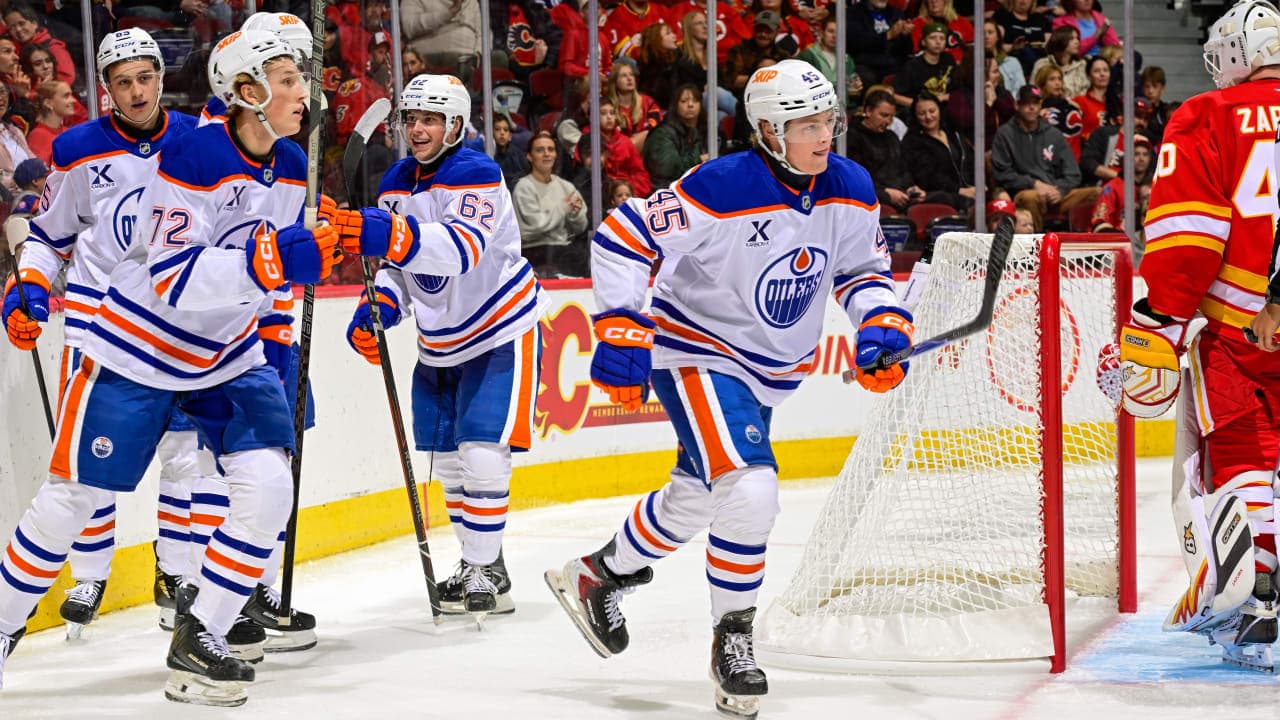 GAME RECAP: Oilers Rookies 6, Flames Rookies 1 | Edmonton Oilers