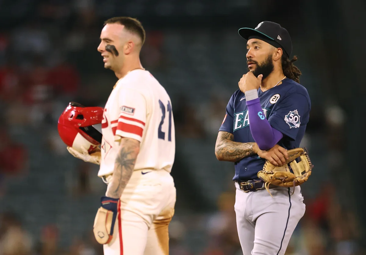 Mariners fall 2-1 in Anaheim, confirm losing record in 2026 - Yahoo Sports