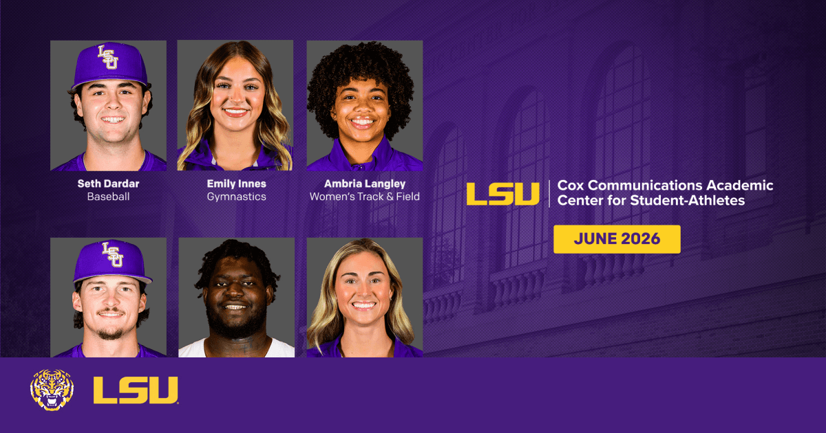 June 2026 CCACSA Student-Athletes of the Month – LSU