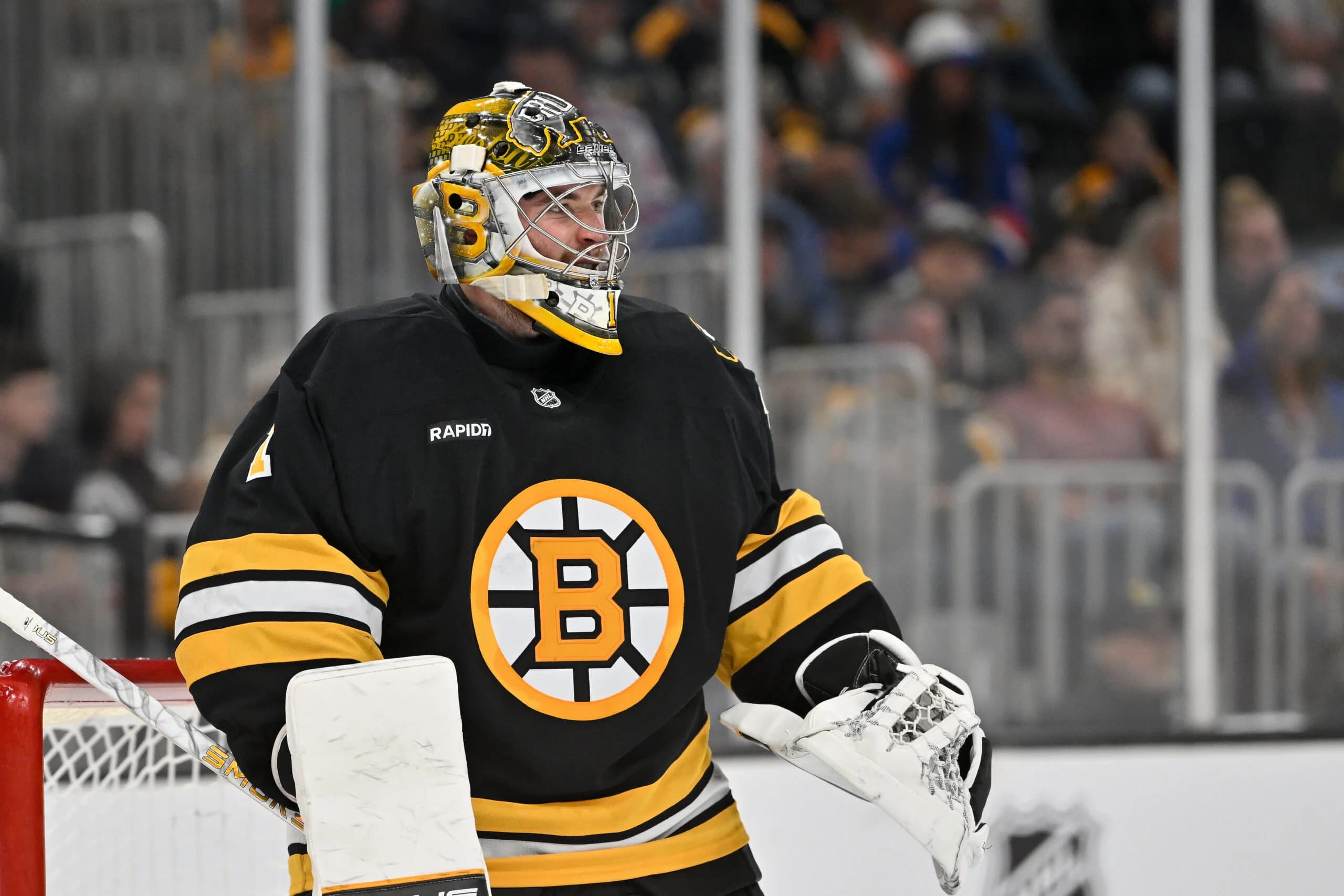 Boston Bruins' Jeremy Swayman Shouldn't Be a Crutch for 2026-27 Season - The Hockey Writers - Boston Bruins - NHL News, Analysis & More