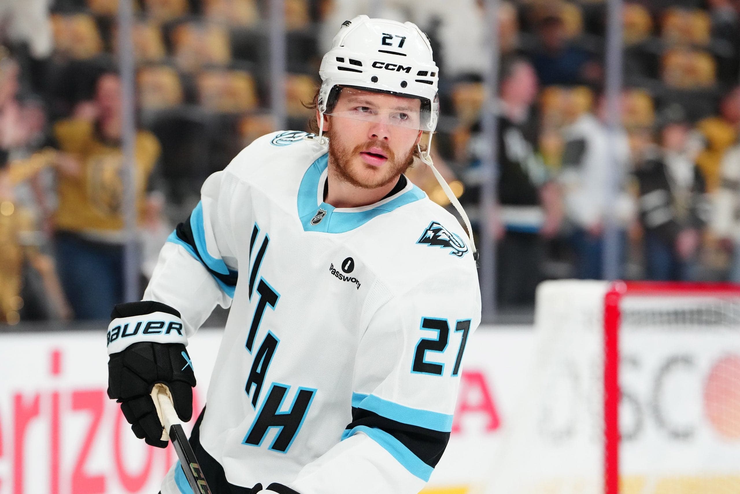 Barrett Hayton Excited to Be Playing Playoff Hockey After Injury - The Hockey Writers - Utah Mammoth - NHL News, Analysis & More